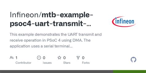 GitHub Infineon Mtb Example Psoc4 Uart Transmit Receive Dma This