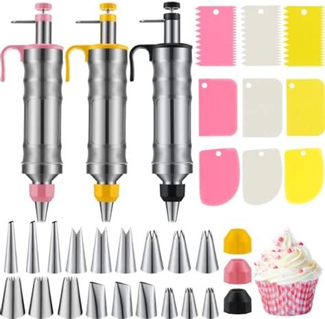 Amazon Ziliny Sets Dessert Decorating Syringe Set Cupcake