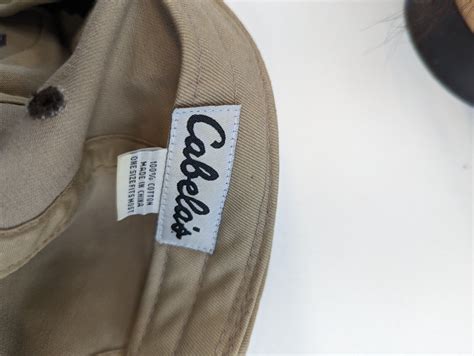 Cabelas Tan Hat Cap Adjustable Strap Hunting Fishing Gem