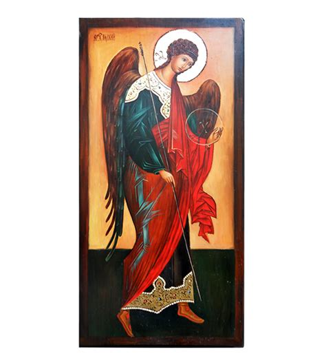 Hand Painted Icon of Archangel Michael - Icon Art – The Icon Art