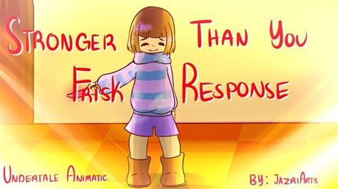 Stronger Than You Frisk Undertale Animatic Youtube