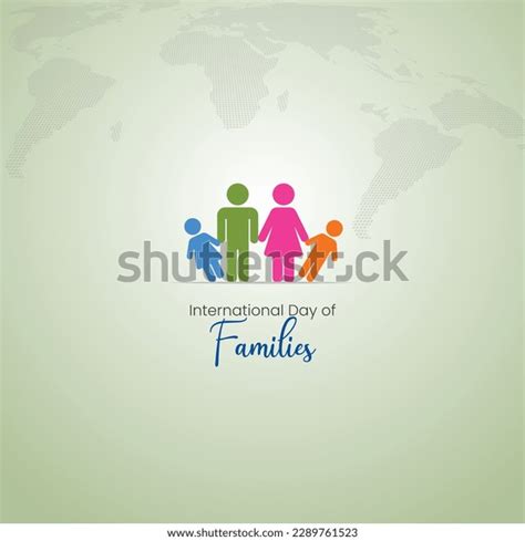 International Day Families Family Logo Icon Stock Vector (Royalty Free ...