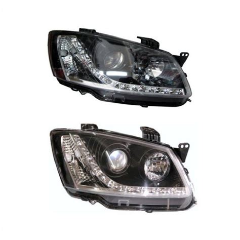 Saga BLM 08 Projector Head Lamp With LED Stripe 1 Set 2 Pcs Shopee