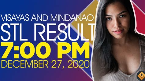 7PM STL Result Today December 27 2020 VISAYAS AND MINDANAO STL Pares