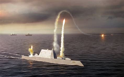 Boat Sea Vehicle Weapon Military Missiles Destroyer Ddx