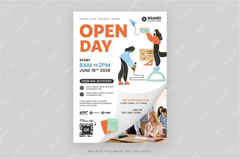 Premium Psd Open Day Flyer Template In Psd