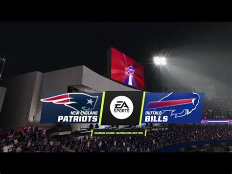 Patriots Vs Bills Simulation Madden Rosters Youtube