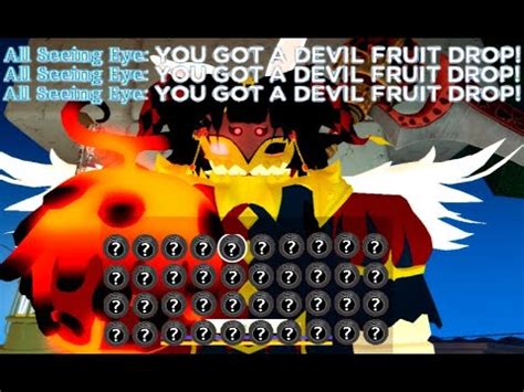 Gpo You Got A Devil Fruit Drop Legendary Luck W X Logia Giveaway