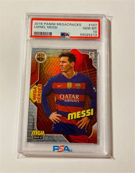 Panini Megacracks Lionel Messi Psa Population Only Catawiki