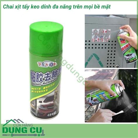 Dung dịch tẩy keo dán băng dính đa năng trên mọi bề mặt