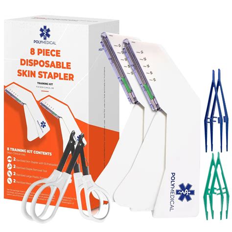 Amazon 8 Piece Disposable Skin Stapler Kit Suture Thread