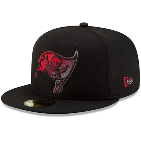 New Era Tampa Bay Buccaneers Black Color Dim 59fifty Fitted Hat