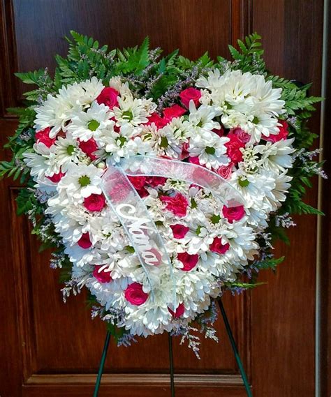 Funeral Flowers 40 - #flowers #funeral AA4 Sympathy Heart, Sympathy ...