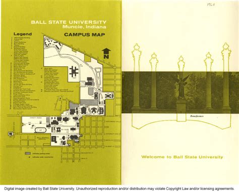 Ball State University Campus Map - New York Map Poster