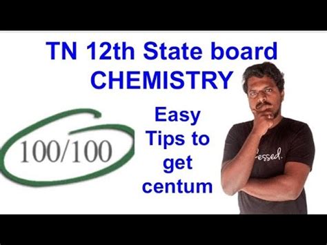 How To Get Centum In 12th Chemistry Full Marks In Chemistry Tip 1