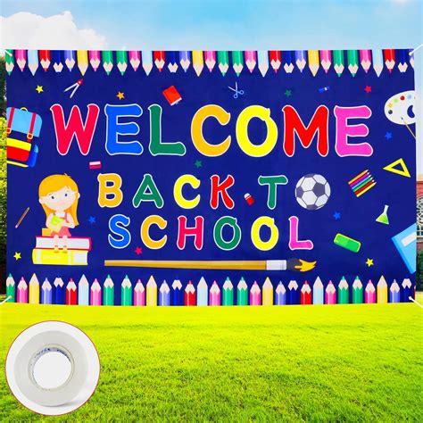 Large Fabric Back to School Banner for Classroom Philippines | Ubuy