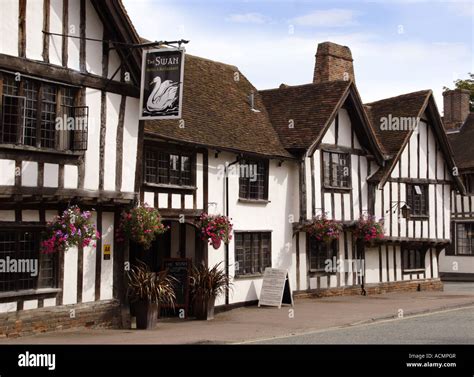 Swan Hotel, Lavenham, Suffolk, England Stock Photo - Alamy