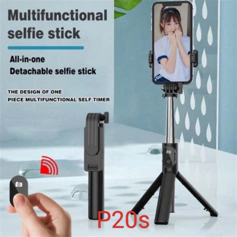 Jual Tongsis Tripod Bluetooth R1 3 In 1 Remote Selfie Stick 360 Kota