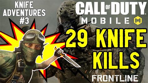 New Record Knife Kills Call Of Duty Mobile Pro Gameplay