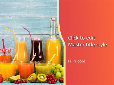 Free Juice Presentation Template Free Powerpoint Templates