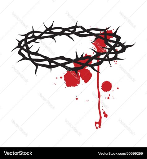 Crown of thorns image Royalty Free Vector Image