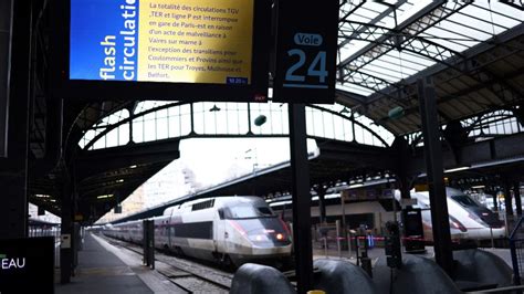 Retour à La Normale Prévu Jeudi à La Gare De Lest Annonce La Sncf