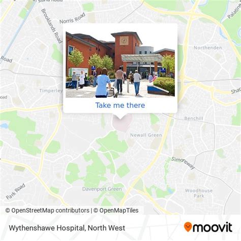 Wythenshawe Hospital Departments Map