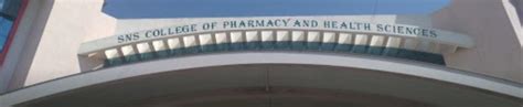 SNS College of Pharmacy and Health Sciences, Coimbatore: Courses, Fees ...