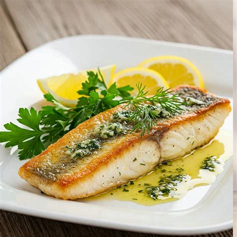 pan seared dourada  lemon herb butter quick gourmet fish recipe