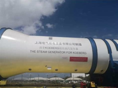 South African Nuclear Power Plant Welcomes Replacement Steam Generator