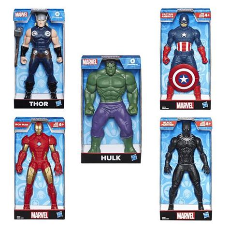 Bonecos Articulados Da Marvel - Kit 5 Bonecos Articulados Vingadores Marvel 25 Cm Hasbro - Bonecos ...