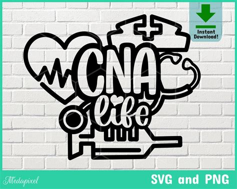 Cna Life Svg Cna Elements Svg Nurse Assistance Svg Nursing Etsy