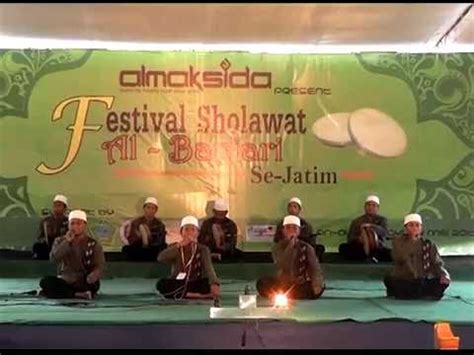 Sekar Kedaton Festival Sholawat Al Banjari Se Jatim Almaksida Youtube