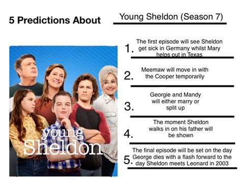 5 Predictions About Young Sheldon Season 7 By Boingosnax On Deviantart