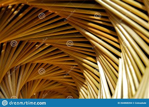 Spiral Woven Straw Texture Background Royalty Free Stock Photo