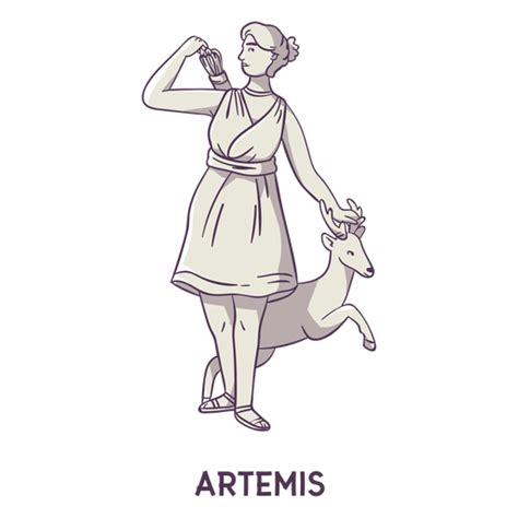 Artemis Hand Drawn Gray Transparent Png And Svg Vector File