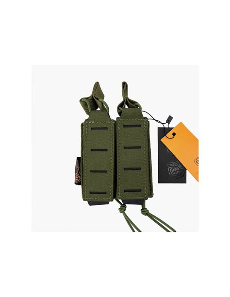 Conquer Double Pistol Mag Pouch Od