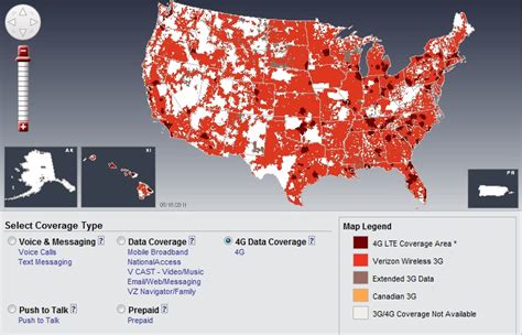 Verizon 4G LTE Deployment within the US | RAYmaps