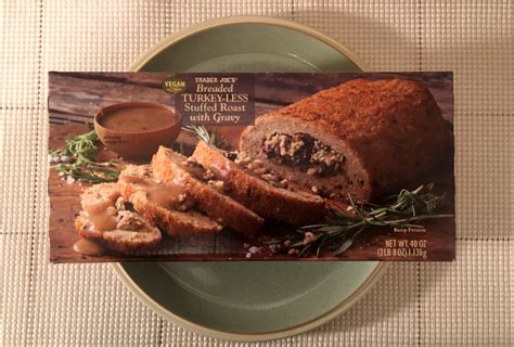 Trader Joes Breaded Turkey Less Stuffed Roast With Gravy Review