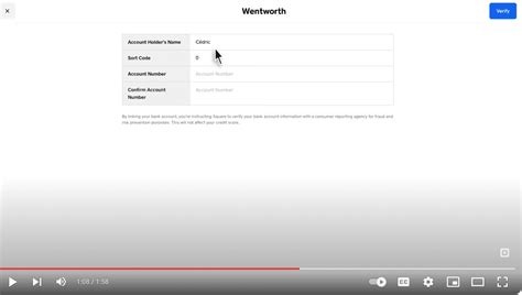how to change bank account with square