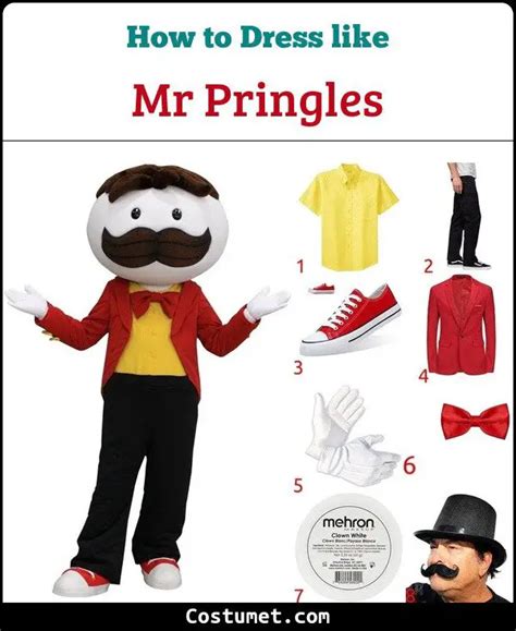 Mr Pringles Costume For Halloween