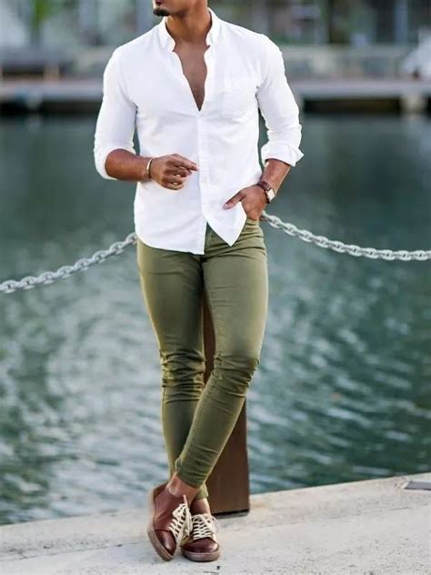 10 Best Green Pant Matching Shirt Combinations With Photos