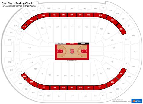 Pnc Arena Seating Chart With Seat Numbers Cabinets Matttroy