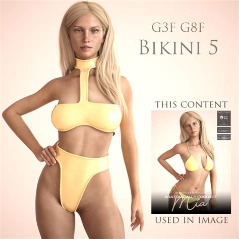 Digital Creations Poser And Daz Studio Content Free Bikini For