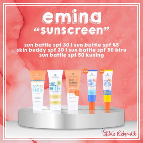 Jual RATU EMINA Sun Protection SPF 30 PA 60mL Emina Sun Battle SPF