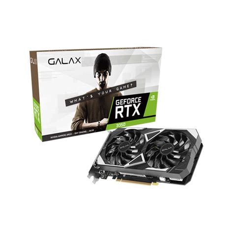 GALAX GEFORCE RTX 3050 EX 1-CLICK OC EDITION 6GB GDDR6 96 BIT GRAPHICS ...