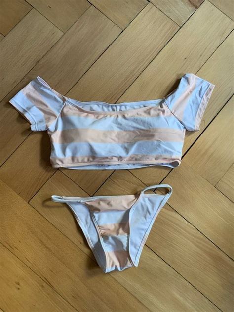 Bikini Nude Weiss Gestreift S M Kaufen Auf Ricardo