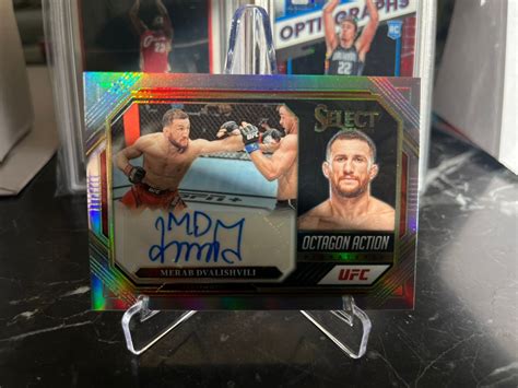 2023 Panini Select UFC MERAB DVALISHVILI Silver Autograf MMA FINN Torget