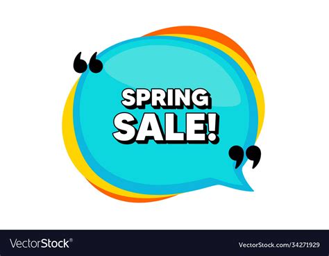 Spring Sale Special Offer Price Sign Royalty Free Vector