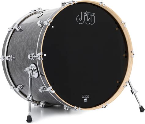 Dw Performance Series Bass Drum 18 X 24 Inch Black Diamond Finishply Sweetwater